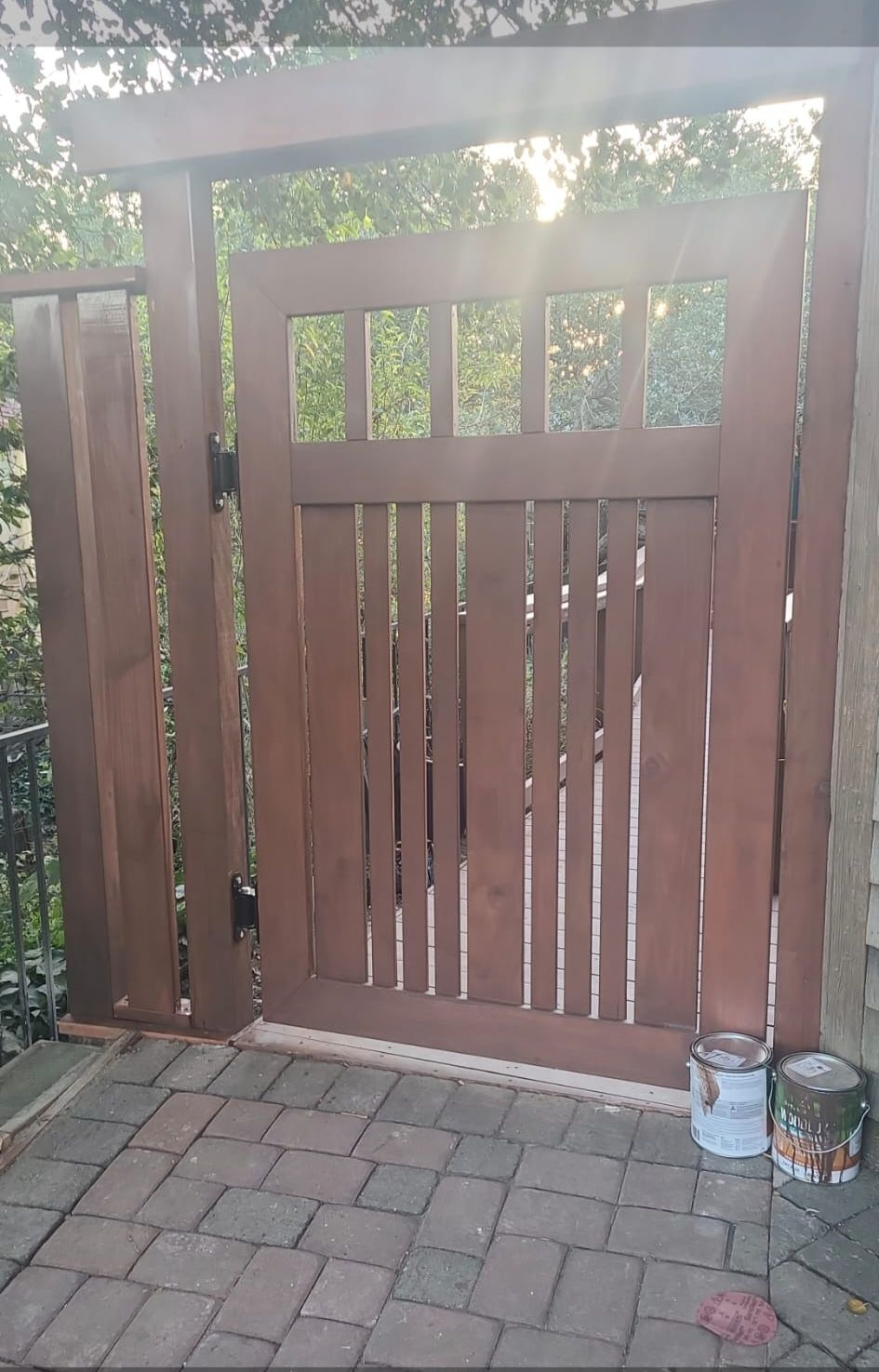 Custom Wood Gate